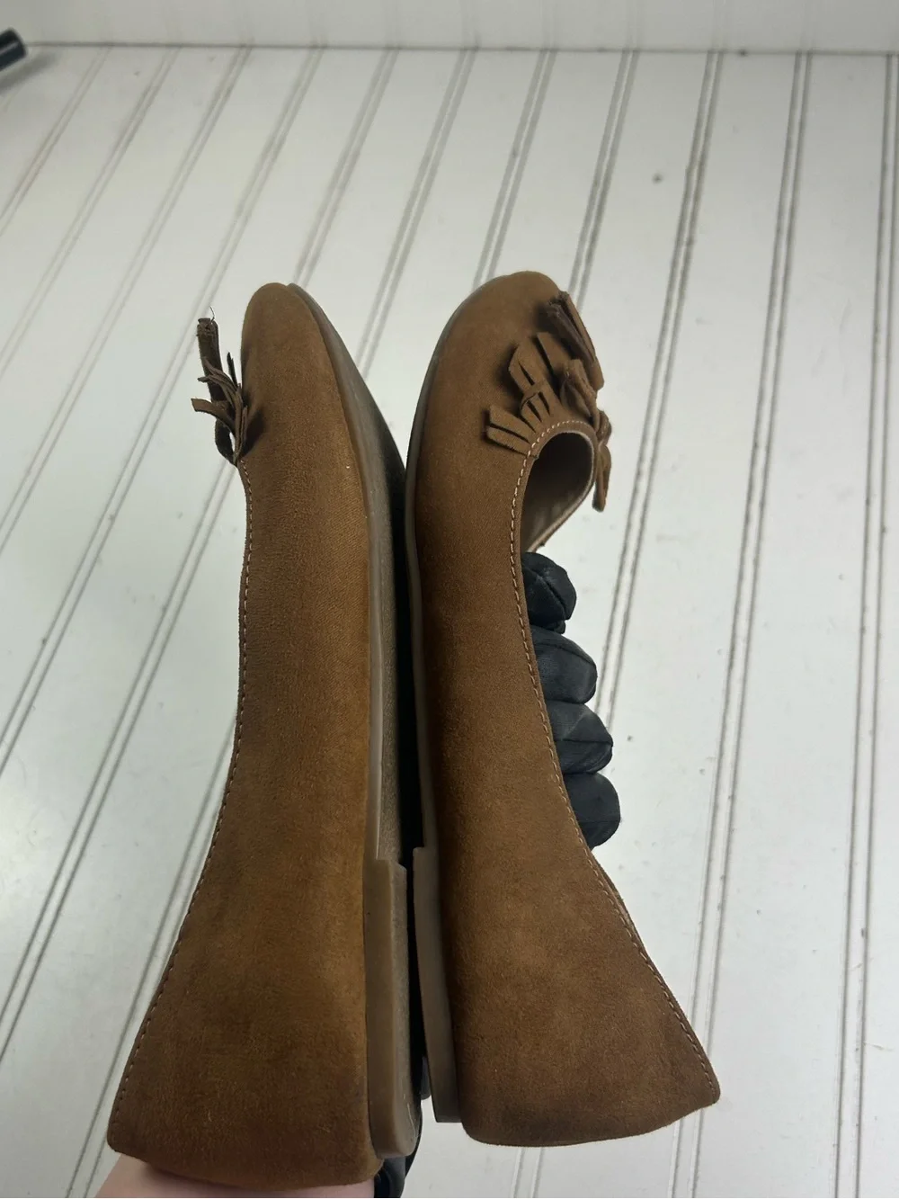 Mudd brown faux